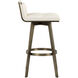 Arizona 36.5 inch Castillo Cream Swivel Barstool, Swivel